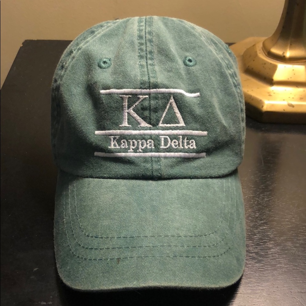 Kappa delta sorority green ball cap